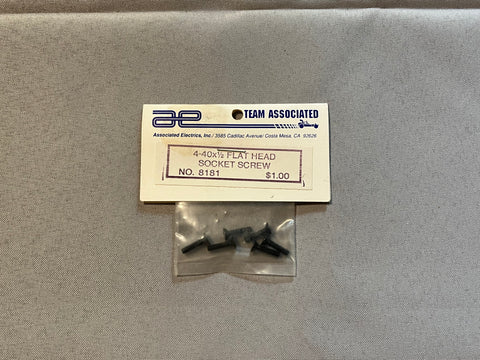 Team Associated 8181 4-40x1/2” Flat Head Socket Screw