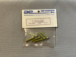 Team Associated 6281 8-32 x 7/8” Aluminum Flathead Screws (6)